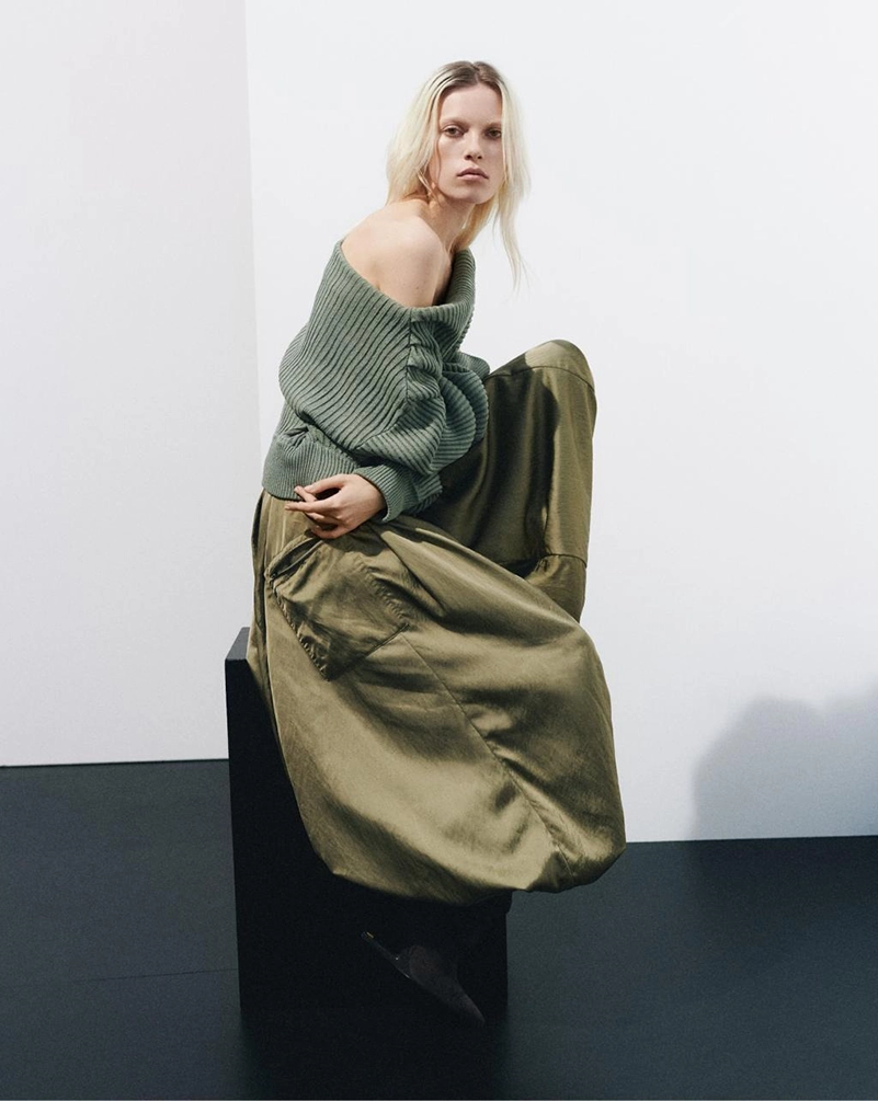 Balmain Spring Summer 2026 Campaign Centers Sand Tones And Satin Draping