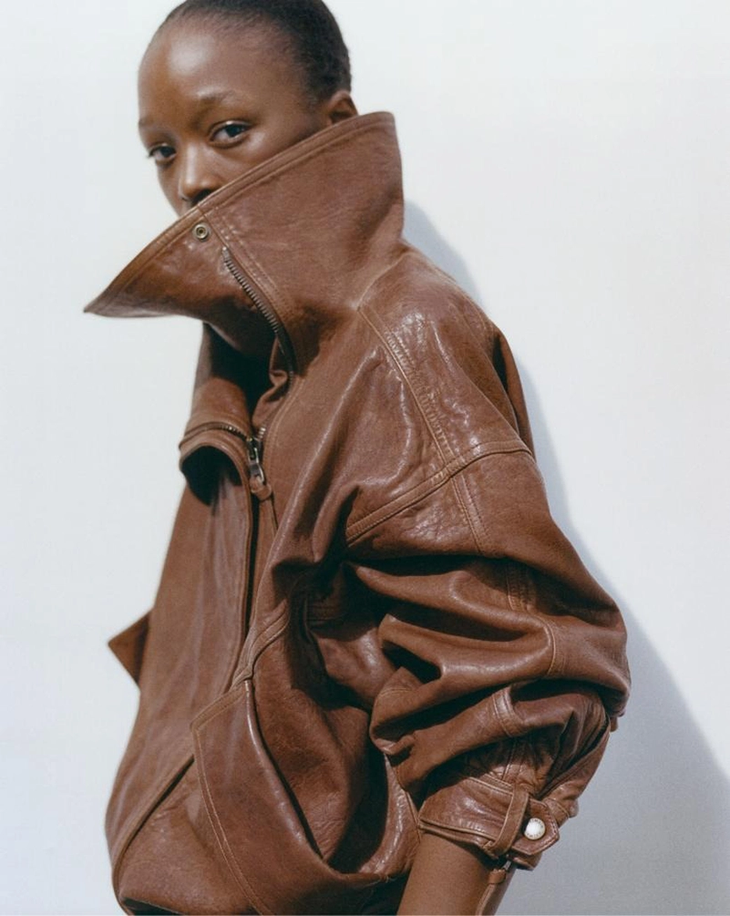 Balmain Spring Summer 2026 Campaign Centers Sand Tones And Satin Draping