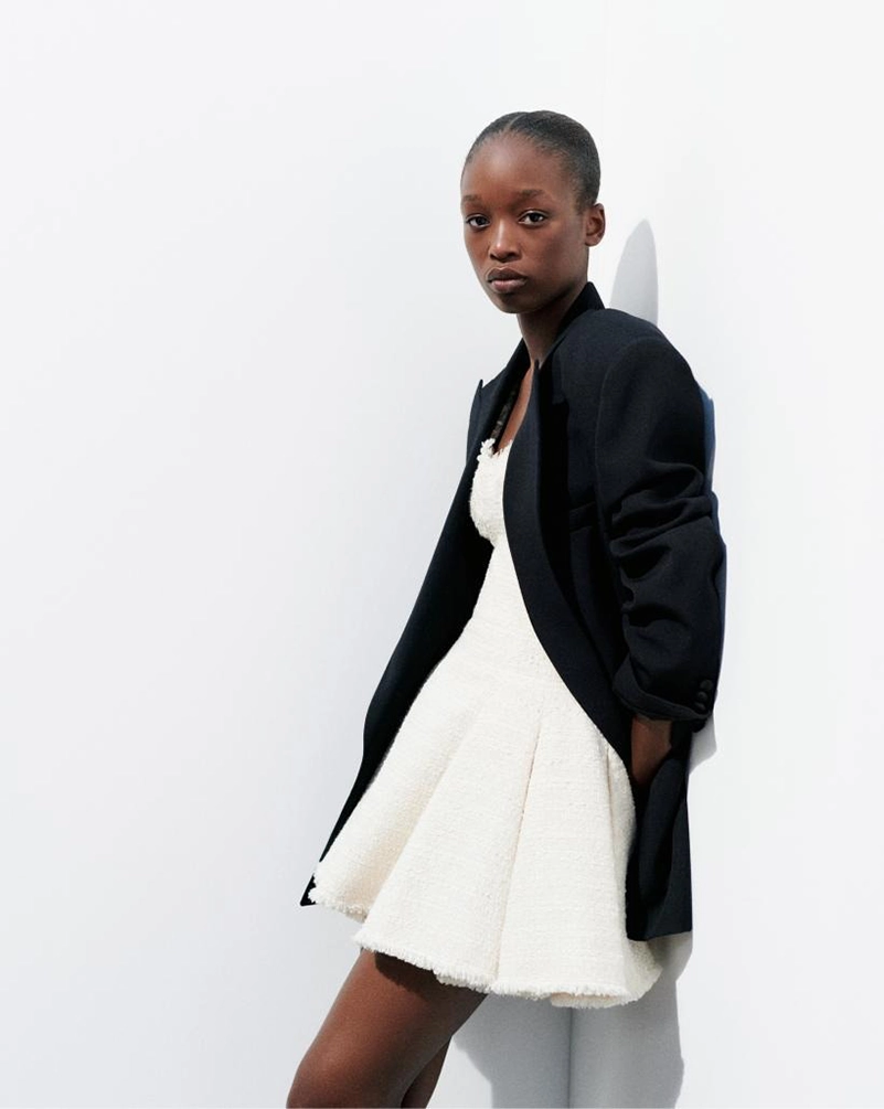 Balmain Spring Summer 2026 Campaign Centers Sand Tones And Satin Draping
