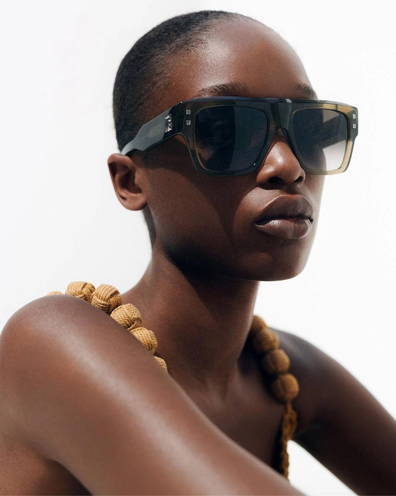 Balmain Spring Summer 2026 Campaign Centers Sand Tones And Satin Draping