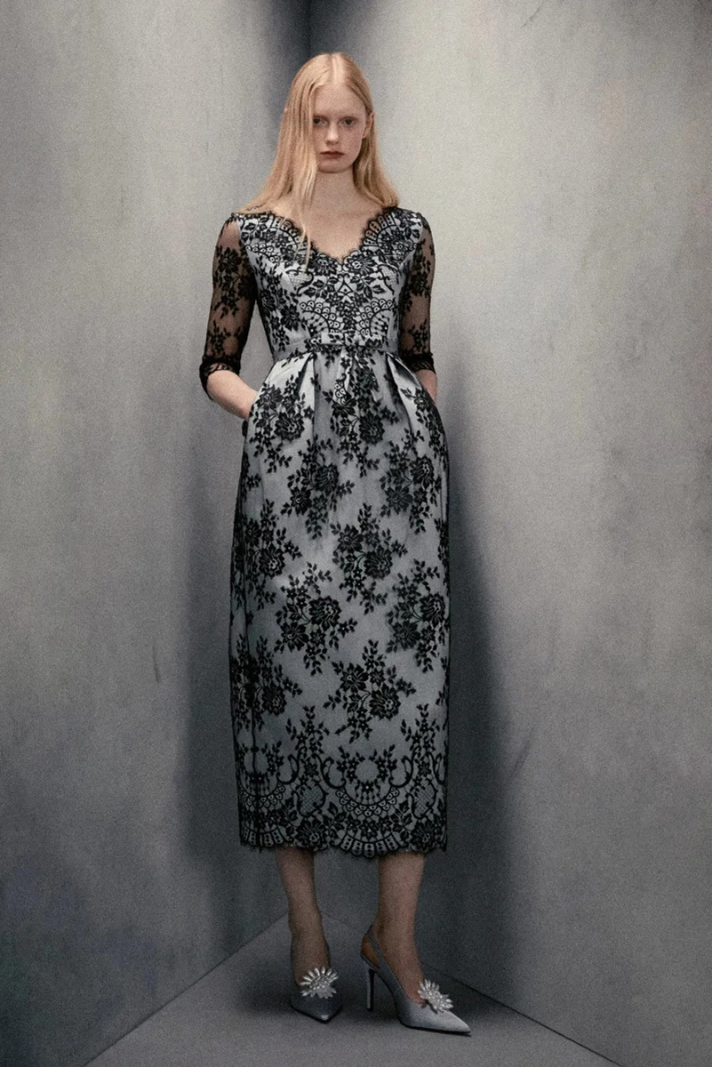 Huishan Zhang Resort 2027 Highlights Rose Embroidery And Crepe Jersey