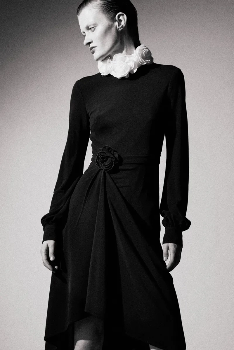 Huishan Zhang Resort 2027 Highlights Rose Embroidery And Crepe Jersey