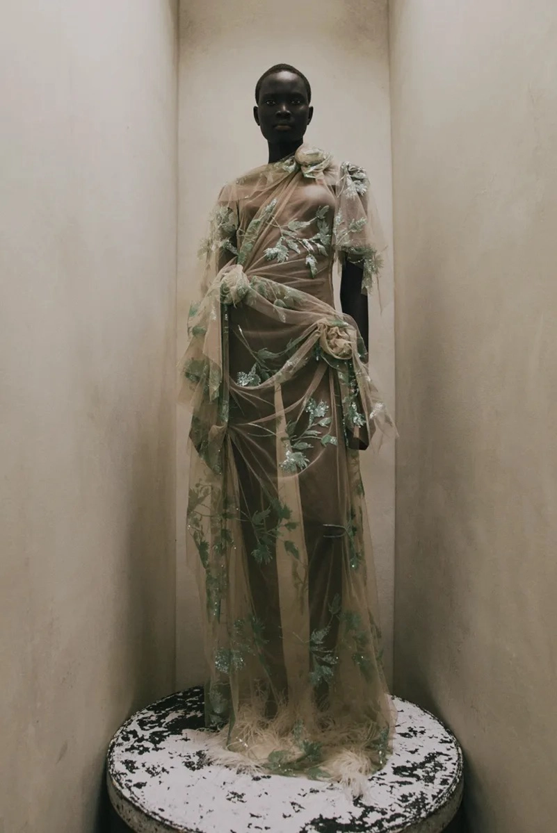Erdem Resort 2027 Collection Channels Barbette Through Lace And Denim