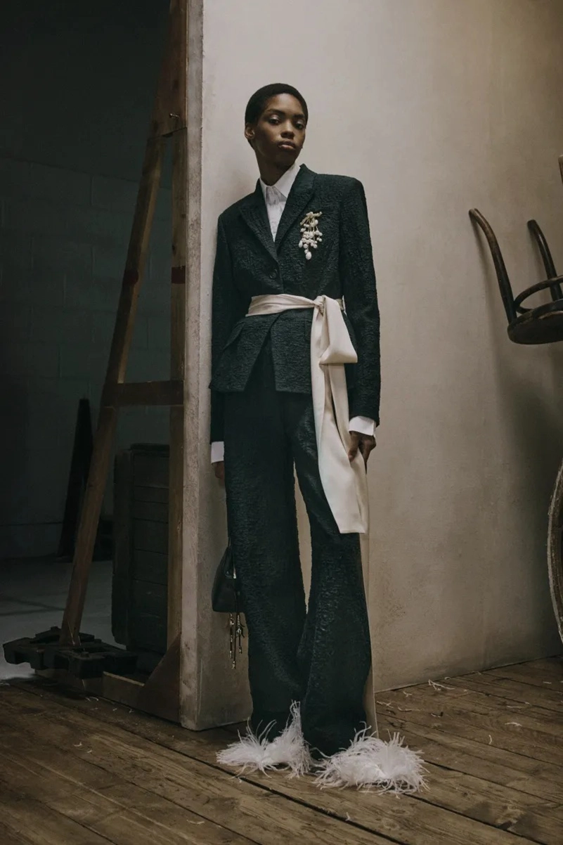 Erdem Resort 2027 Collection Channels Barbette Through Lace And Denim