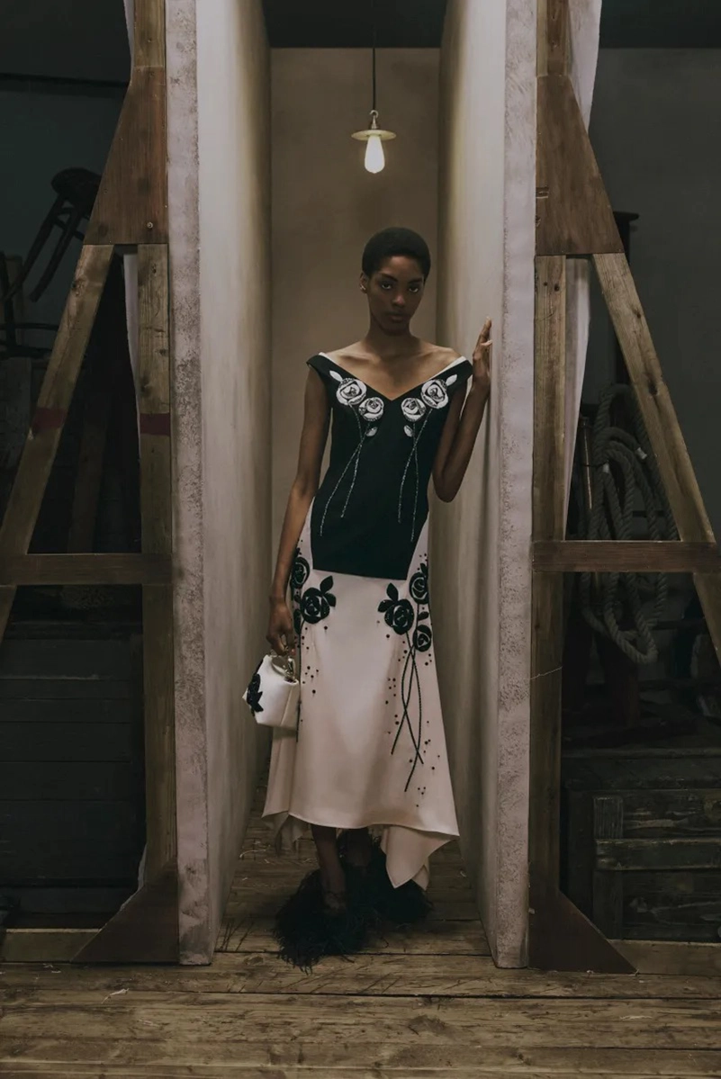 Erdem Resort 2027 Collection Channels Barbette Through Lace And Denim