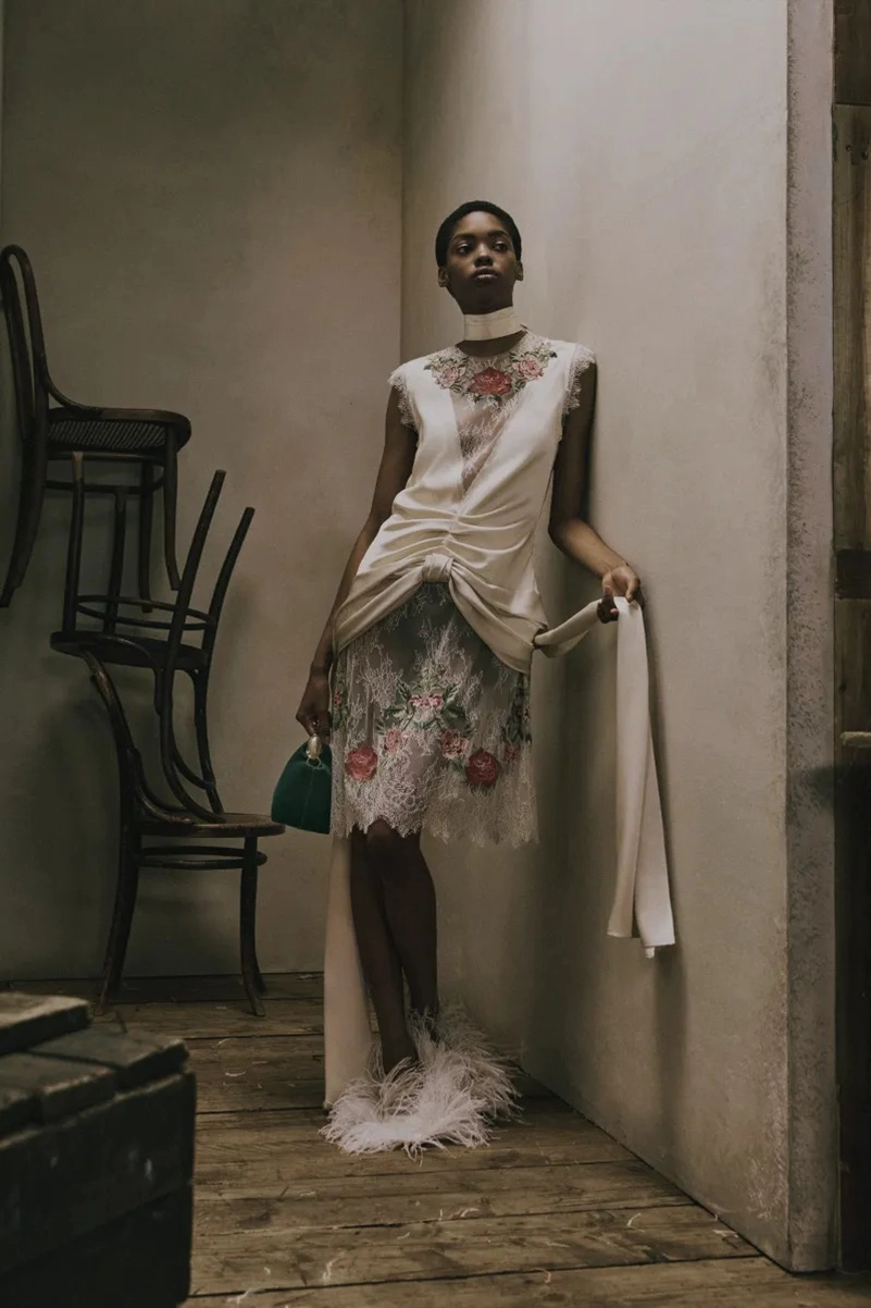 Erdem Resort 2027 Collection Channels Barbette Through Lace And Denim