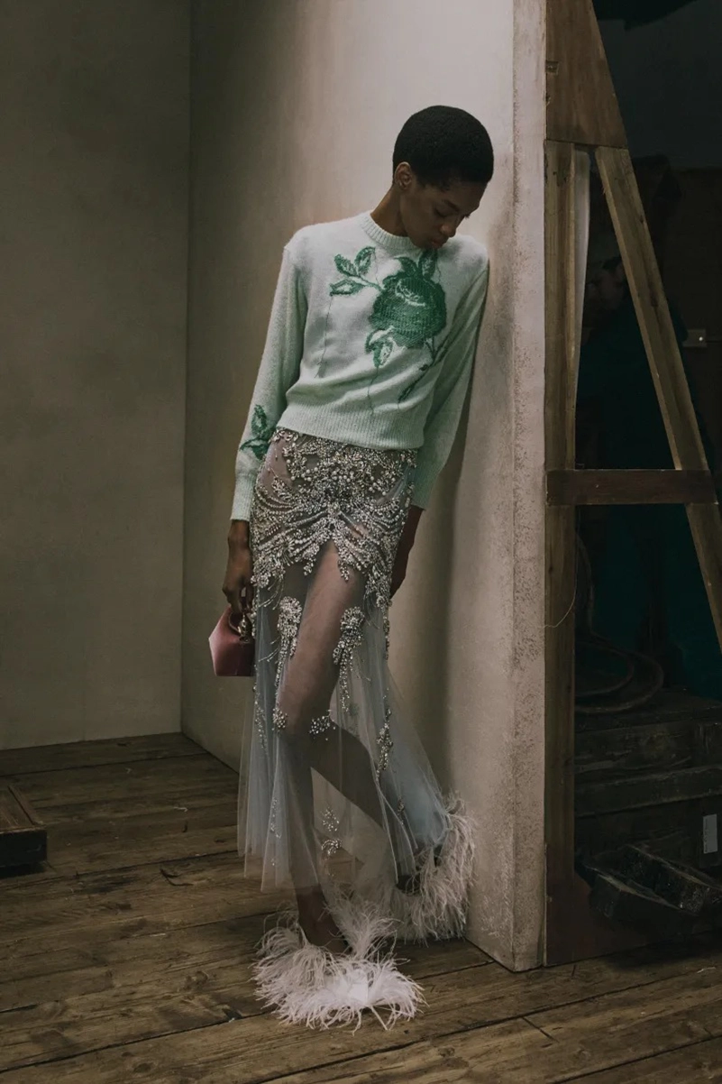 Erdem Resort 2027 Collection Channels Barbette Through Lace And Denim