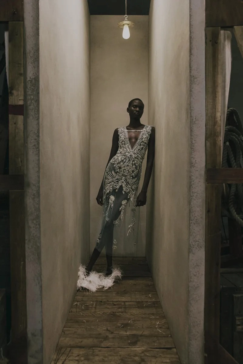 Erdem Resort 2027 Collection Channels Barbette Through Lace And Denim