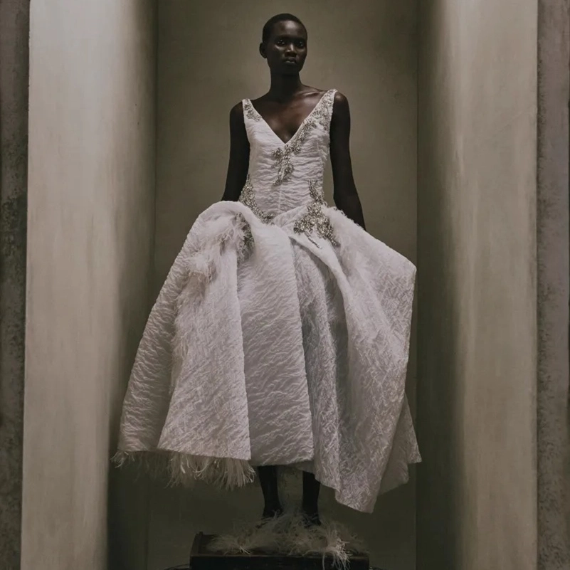 Erdem Resort 2027 Collection Channels Barbette Through Lace And Denim