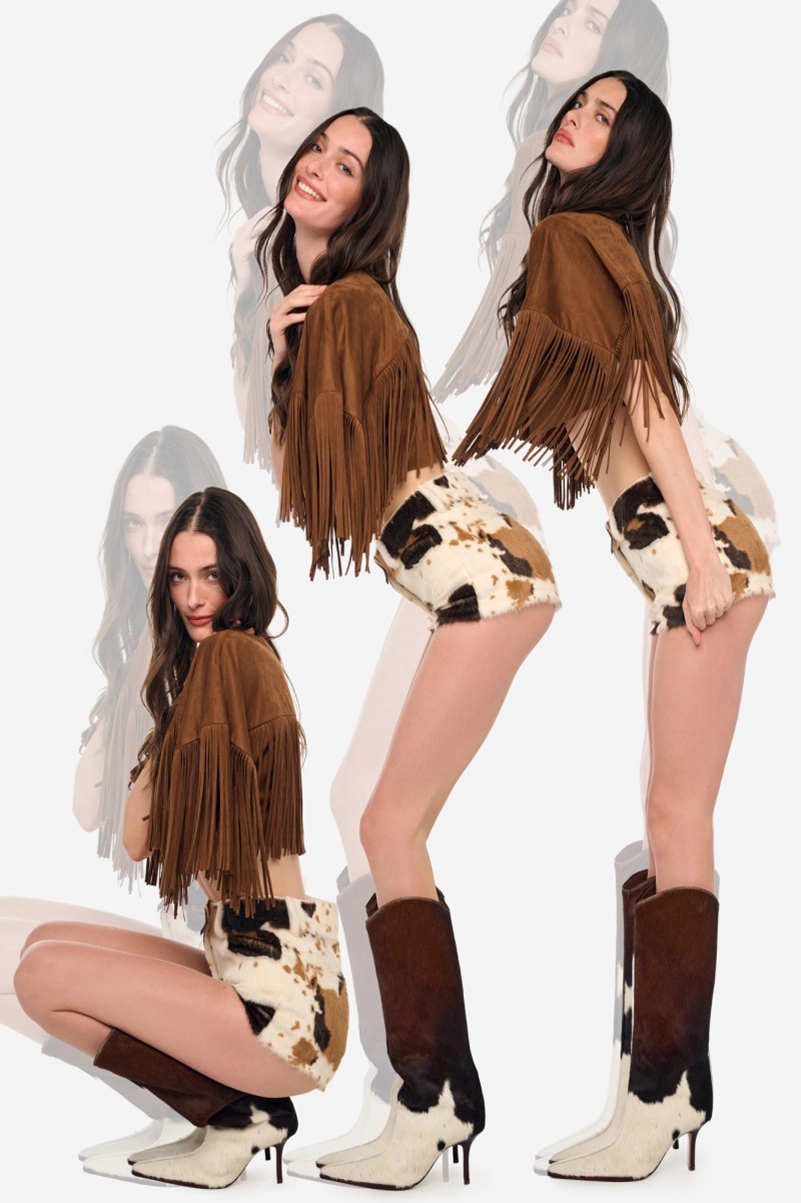 Norma Kamali Resort 2027 Collection Builds Texture Around Brown And Olive
