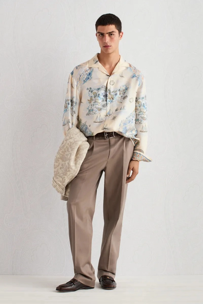 Etro Resort 2027 Collection Reworks Signature Styles For A Softer Travel Wardrobe