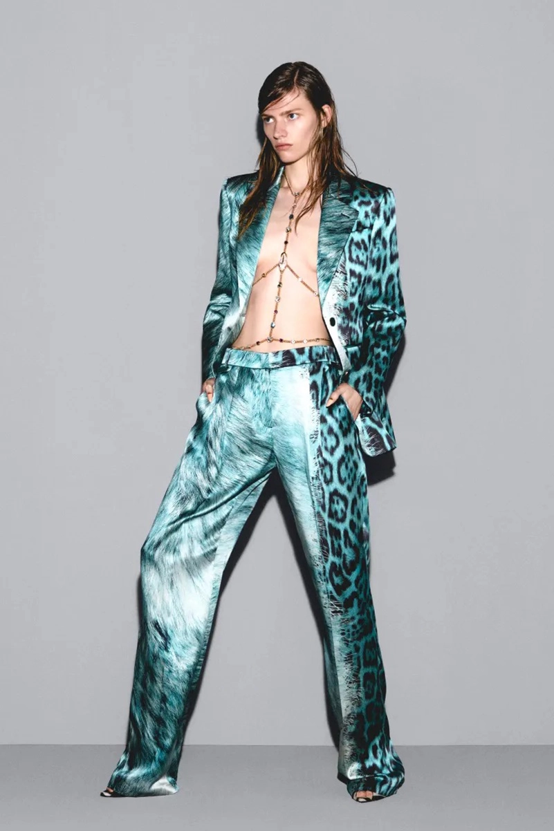 Roberto Cavalli Resort 2027 Turns Prints Into A Party Girl Code