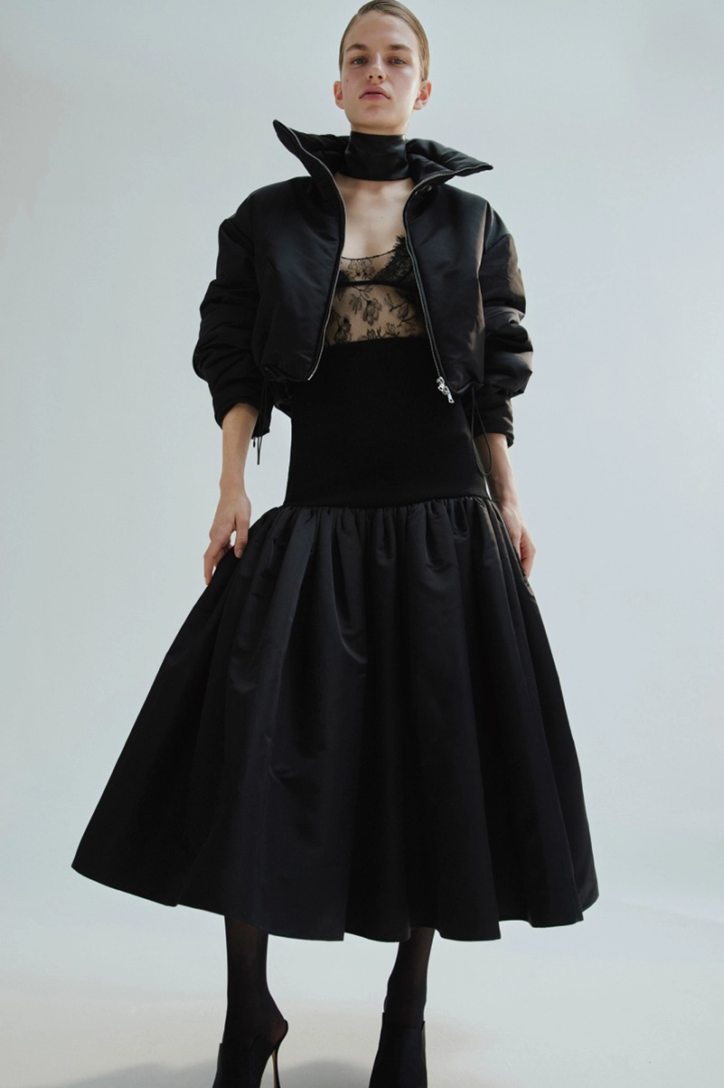 Adam Lippes Resort 2027 Puts Lace, Puffers, And Cashmere In Focus