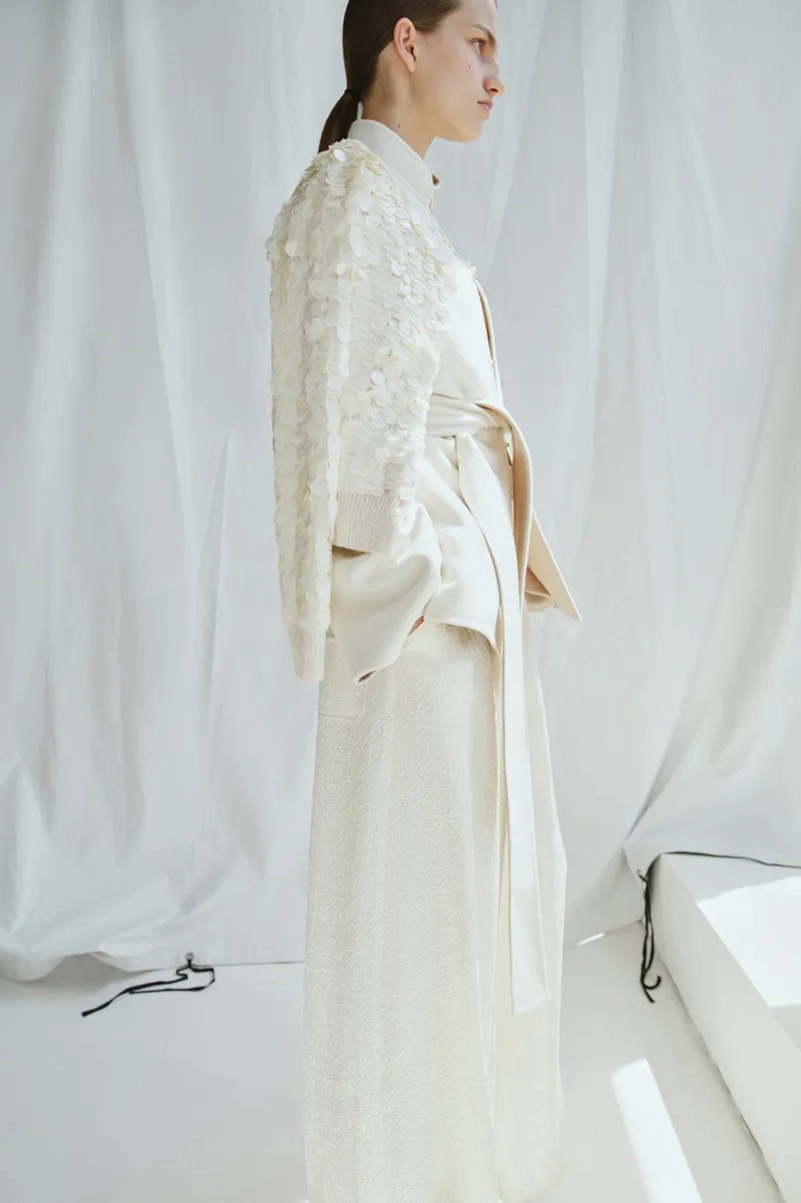 Adam Lippes Resort 2027 Puts Lace, Puffers, And Cashmere In Focus
