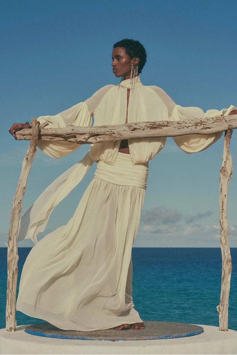 De La Vali Pre Fall 2026 Gives Chiffon Dresses A Wilder After Dark Pulse
