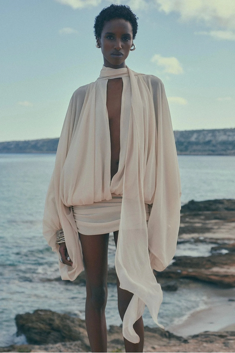 De La Vali Pre Fall 2026 Gives Chiffon Dresses A Wilder After Dark Pulse