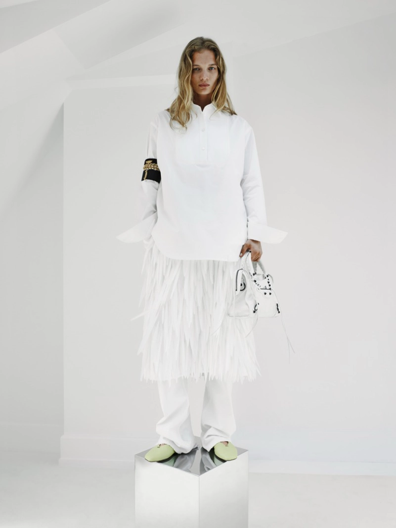 Balenciaga Resort 2027 Makes Hybrid Dressing The Main Event