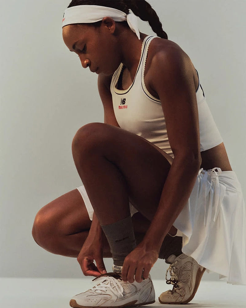 Coco Gauff Fronts Miu Miu X New Balance 2026 Tennis Collection
