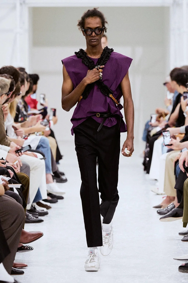 Celine Men’s Spring 2027 Collection Reworks Preppy, Bohemian, And Rocker Codes