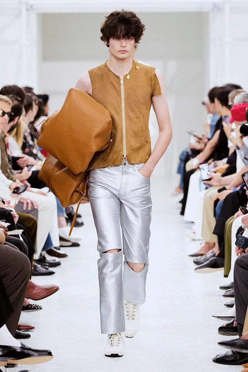 Celine Men’s Spring 2027 Collection Reworks Preppy, Bohemian, And Rocker Codes