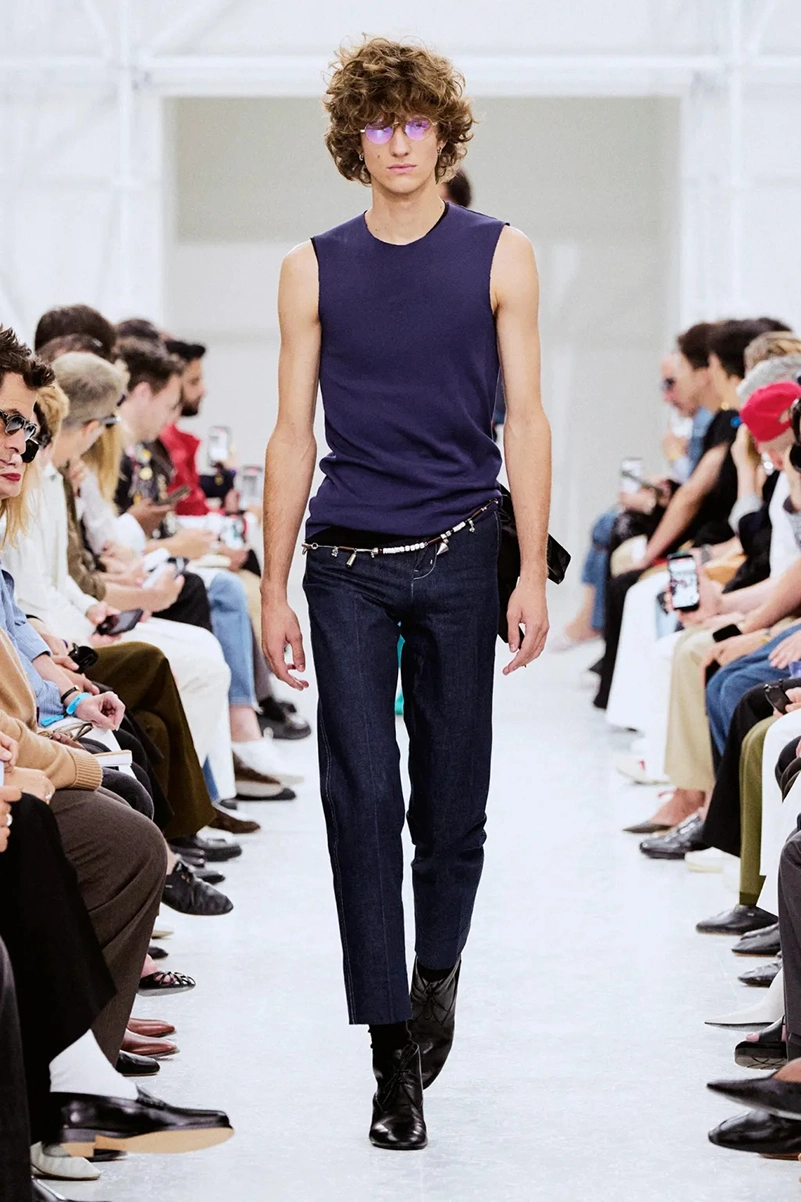 Celine Men’s Spring 2027 Collection Reworks Preppy, Bohemian, And Rocker Codes