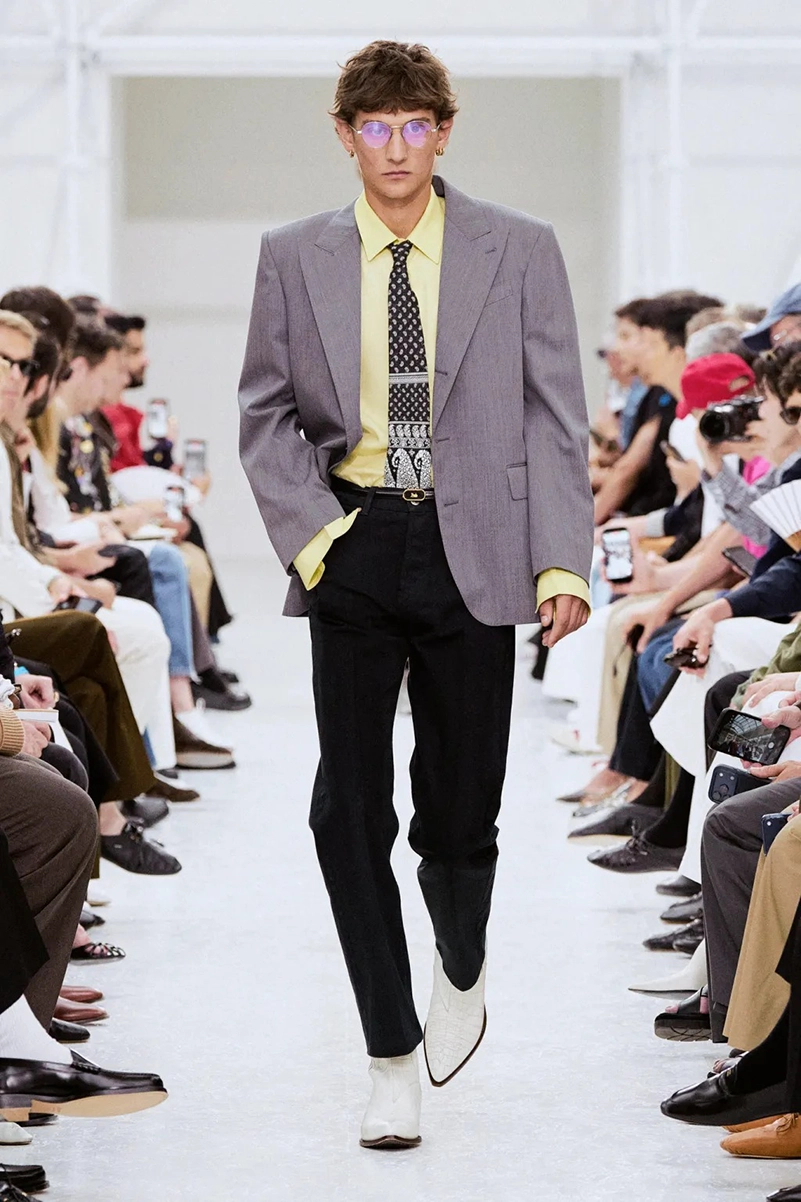 Celine Men’s Spring 2027 Collection Reworks Preppy, Bohemian, And Rocker Codes