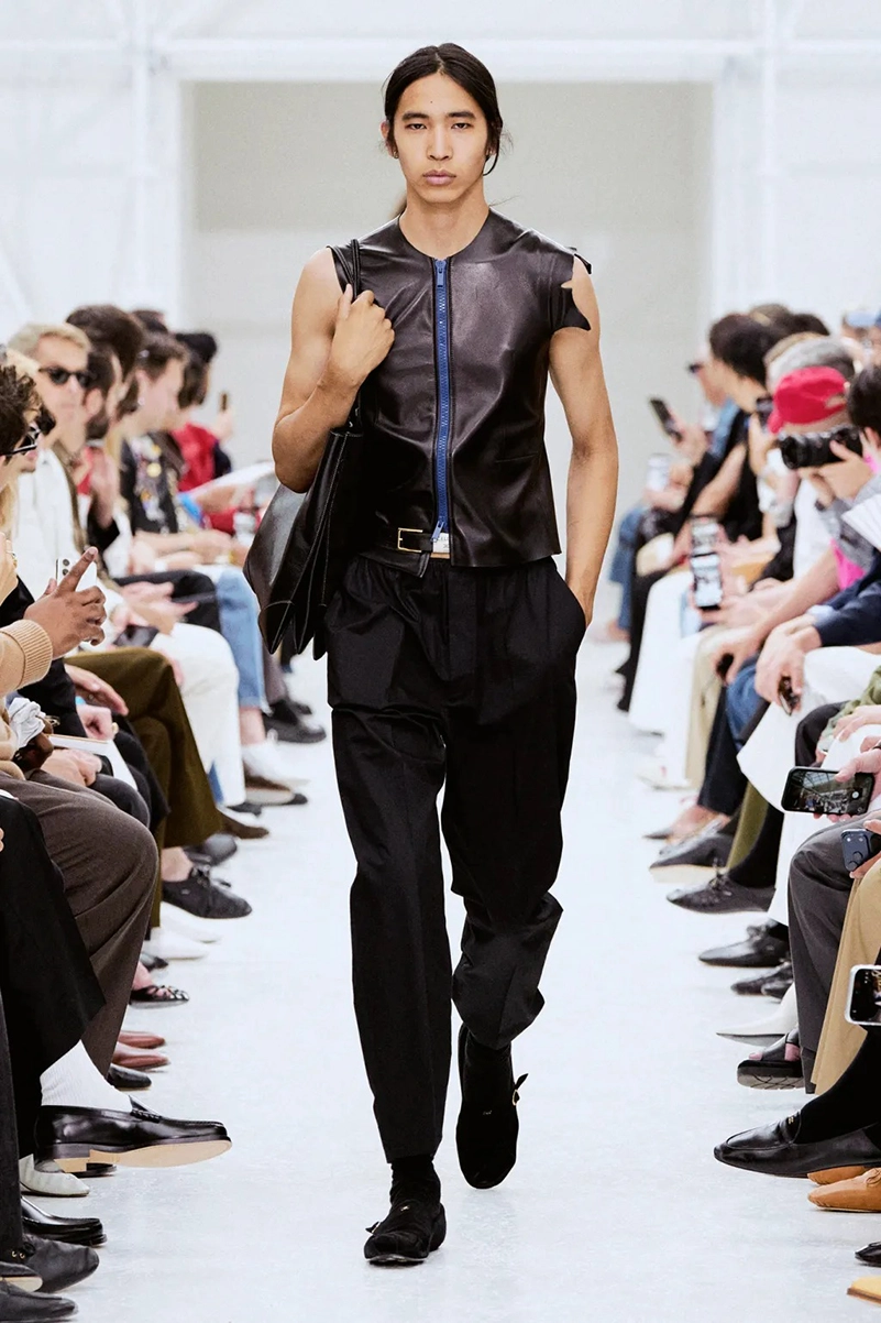 Celine Men’s Spring 2027 Collection Reworks Preppy, Bohemian, And Rocker Codes