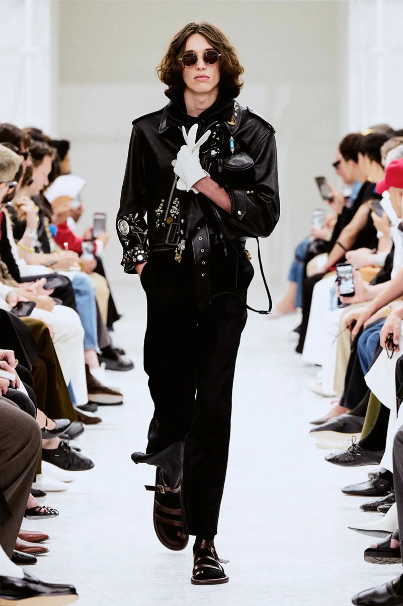 Celine Men’s Spring 2027 Collection Reworks Preppy, Bohemian, And Rocker Codes