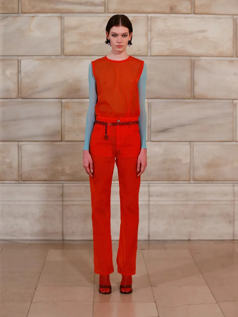 Marc Jacobs Spring 2027 Brings Sheer Nylon, Tiny Shorts, And Total Color Overload