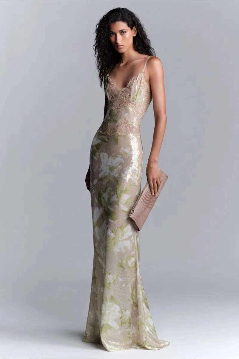 Elie Saab Resort 2027 Turns Green Into Polished Glamour