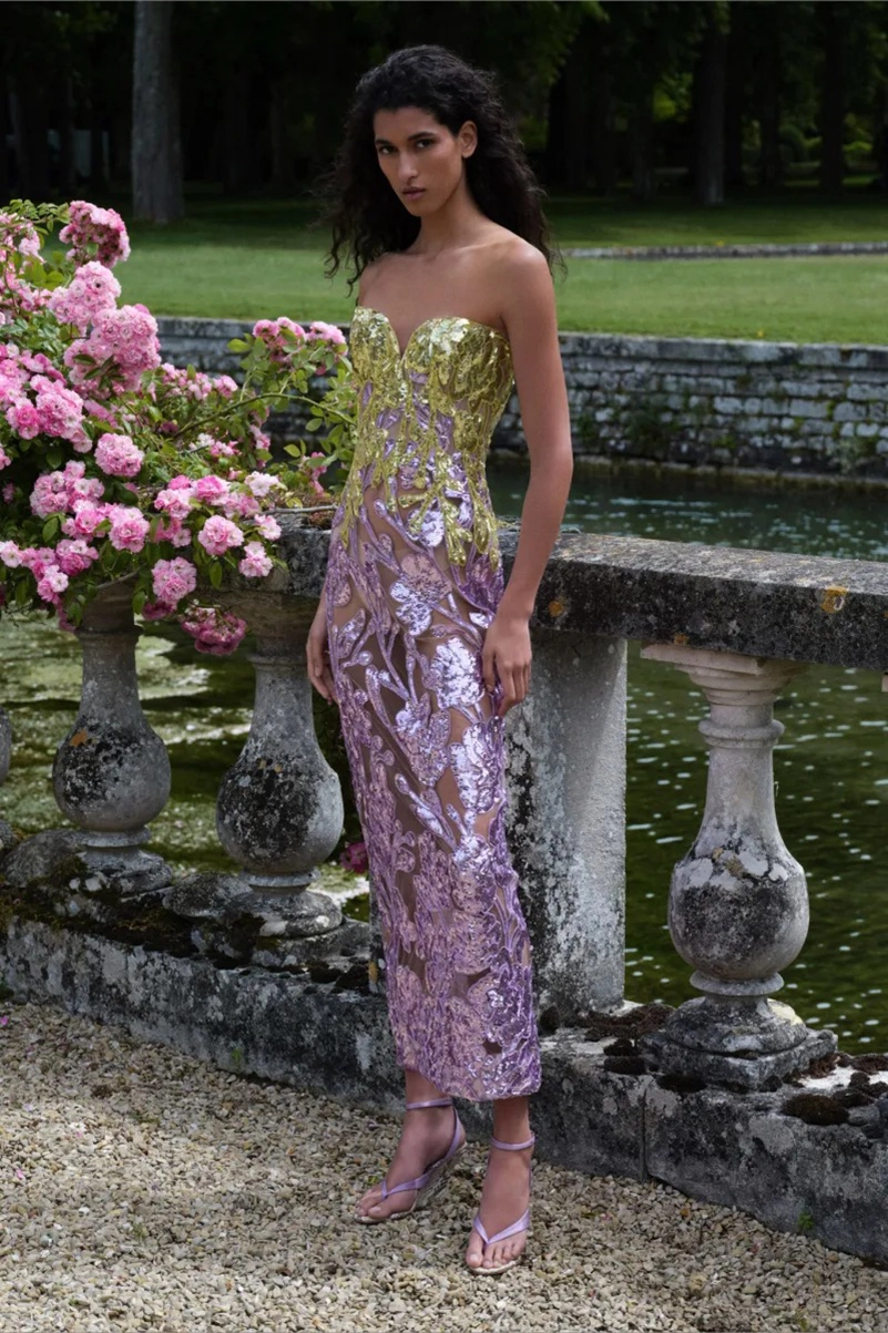 Elie Saab Resort 2027 Turns Green Into Polished Glamour