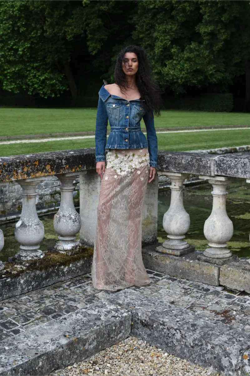 Elie Saab Resort 2027 Turns Green Into Polished Glamour