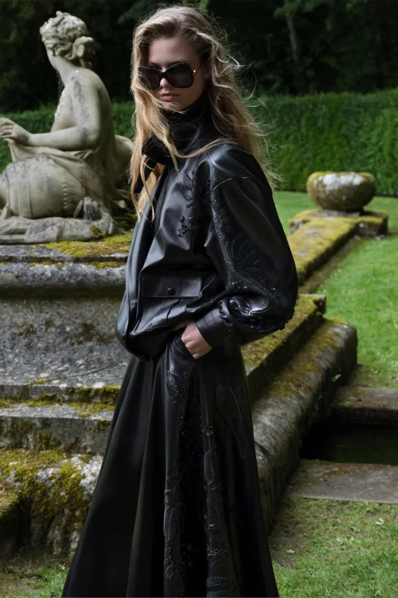 Elie Saab Resort 2027 Turns Green Into Polished Glamour