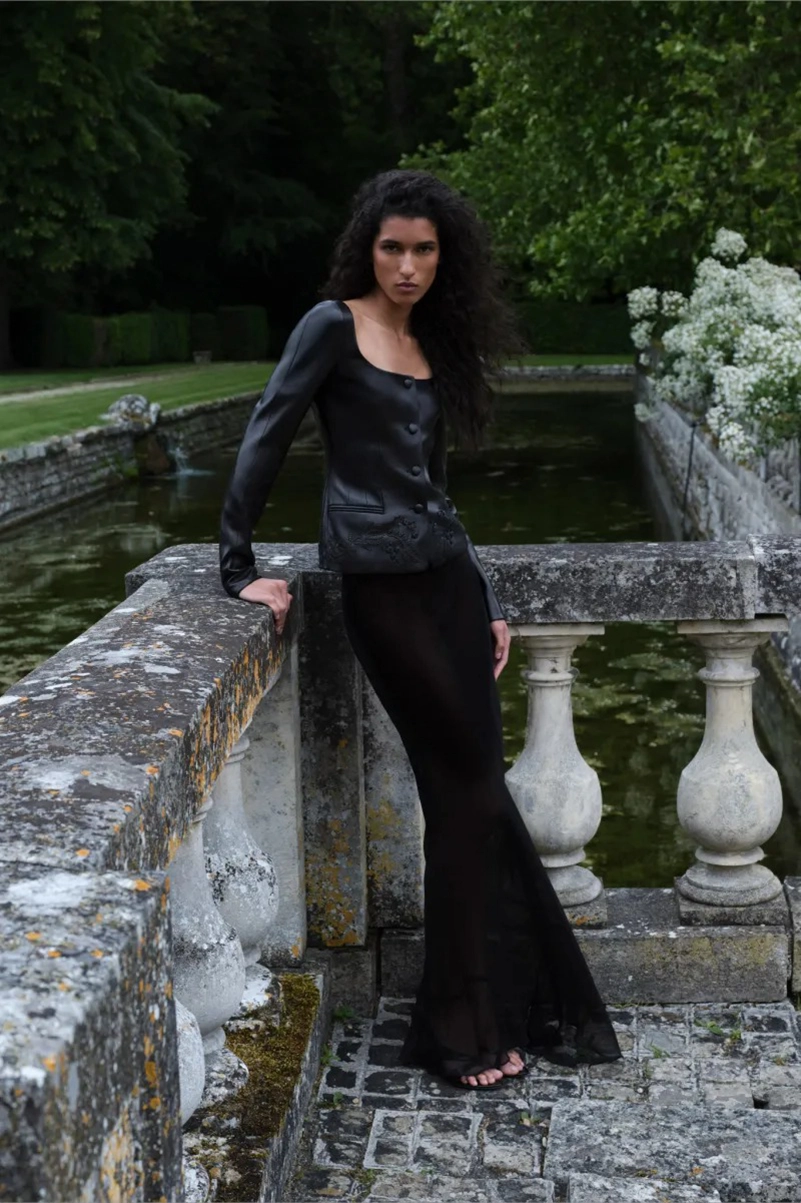 Elie Saab Resort 2027 Turns Green Into Polished Glamour