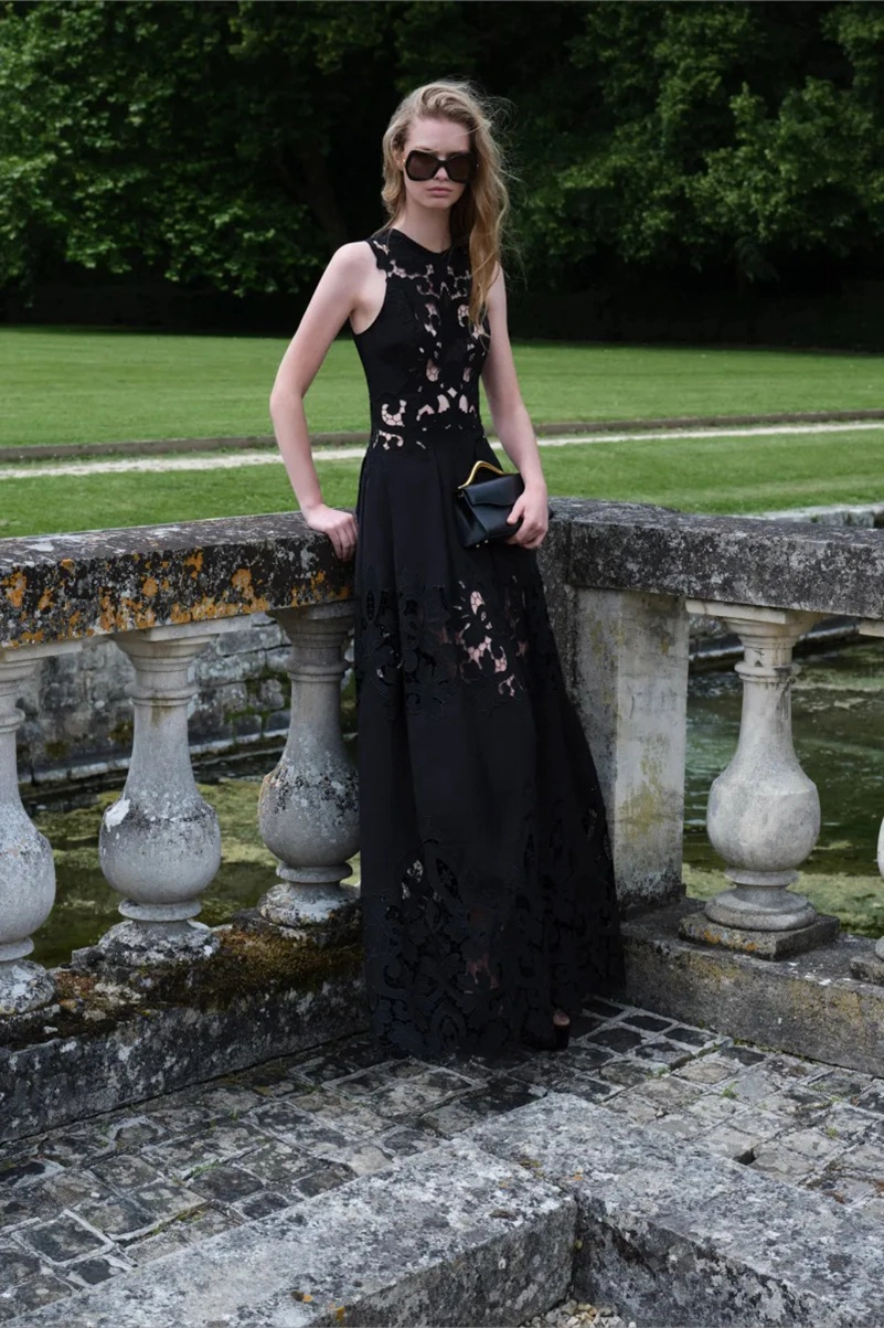 Elie Saab Resort 2027 Turns Green Into Polished Glamour