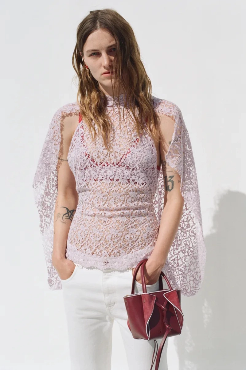 Gabriela Hearst Resort 2027 Pushes Lace Beyond Delicate Dressing
