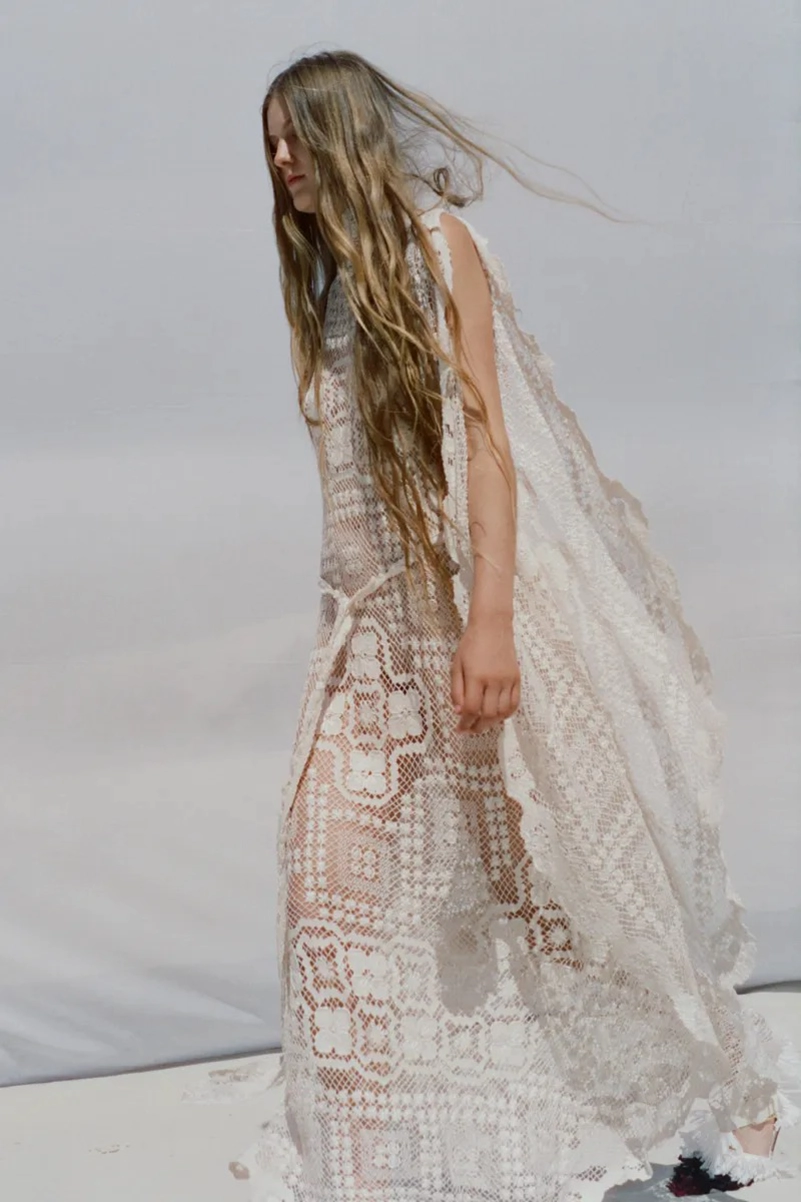 Gabriela Hearst Resort 2027 Pushes Lace Beyond Delicate Dressing