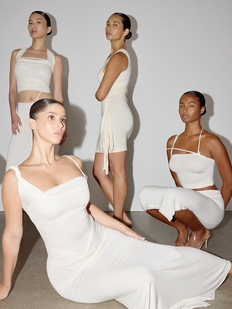 Skims X Vettese Brings Wrapped Dresses And Draped Separates To Summer 2026