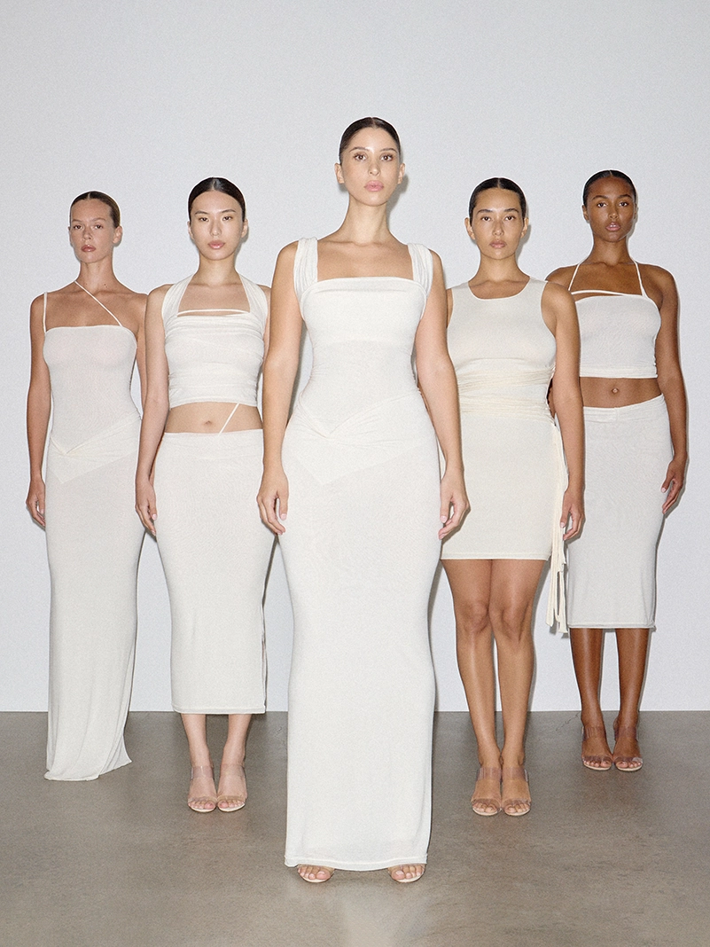 Skims X Vettese Brings Wrapped Dresses And Draped Separates To Summer 2026