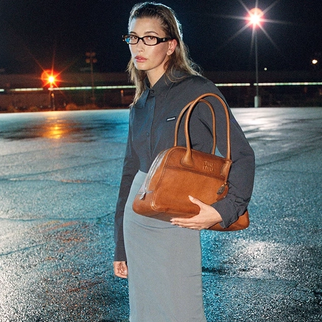 Hailey Bieber Leads Miu Miu'S Nocturnal Fall 2026 Campaign