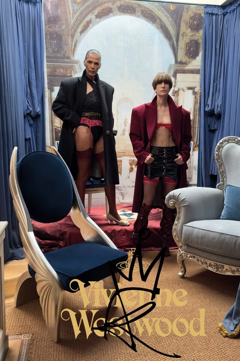 Vivienne Westwood’s Fw26 Campaign Brings British Punk Into An Italian Palazzo