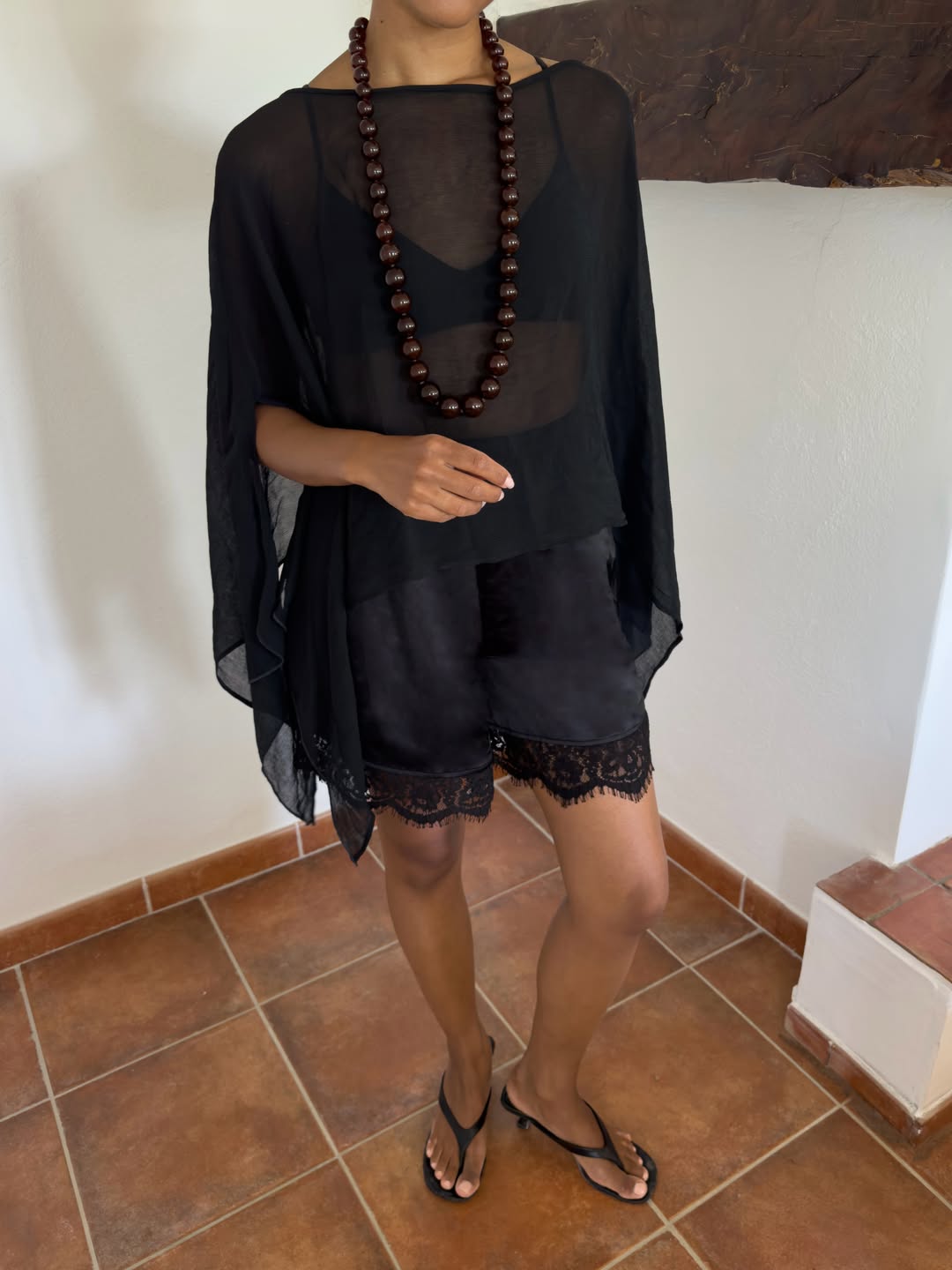 Sheer Poncho