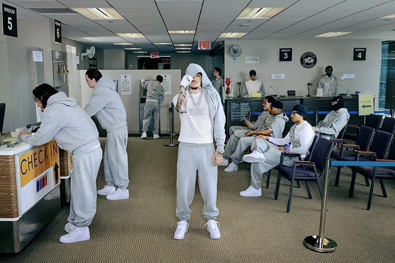 Karina Joins Nike’s Studio Fleece Campaign In The Ultimate Gray Sweats