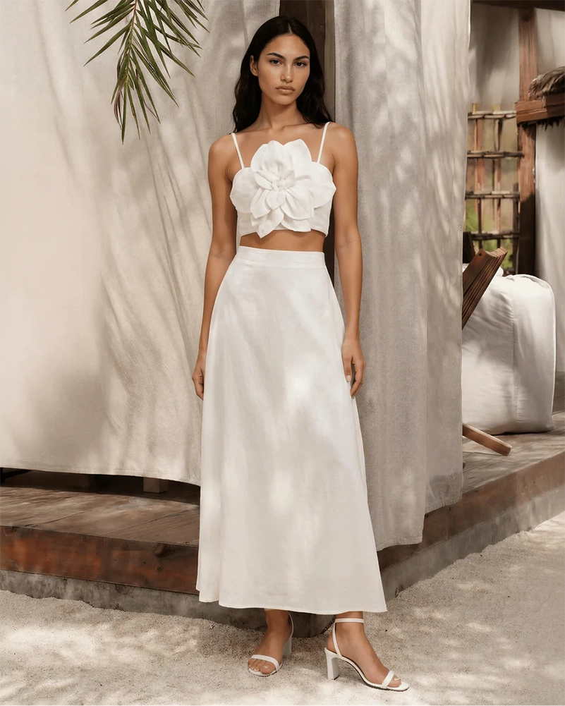 Yumi Kim Vacation Outfits Bring Florals Beyond The Beach