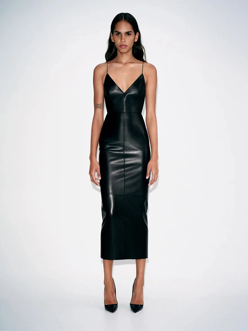 Alex Perry Pre Fall 2026 Moves From Leather To Liquid Satin