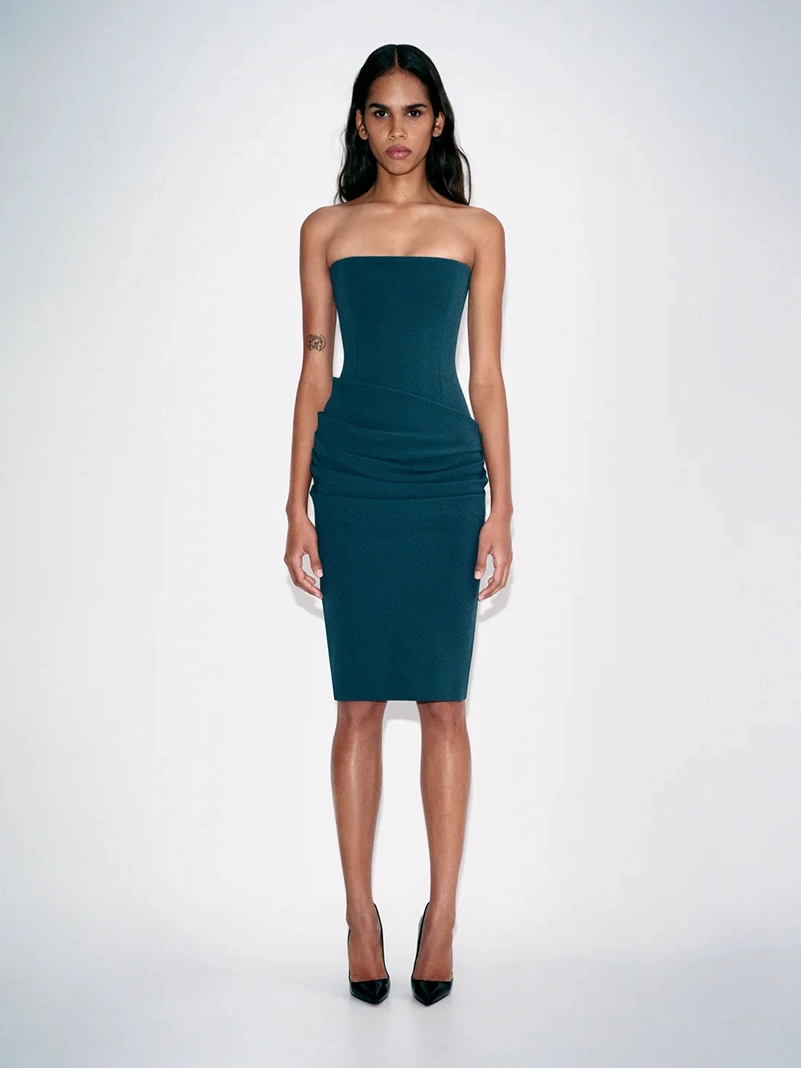 Alex Perry Pre Fall 2026 Moves From Leather To Liquid Satin