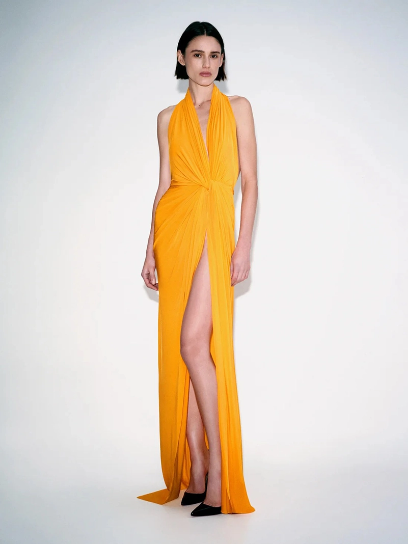 Alex Perry Pre Fall 2026 Moves From Leather To Liquid Satin