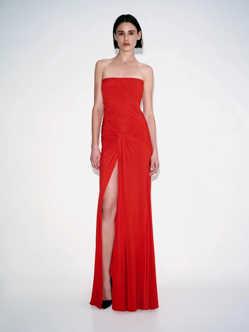 Alex Perry Pre Fall 2026 Moves From Leather To Liquid Satin