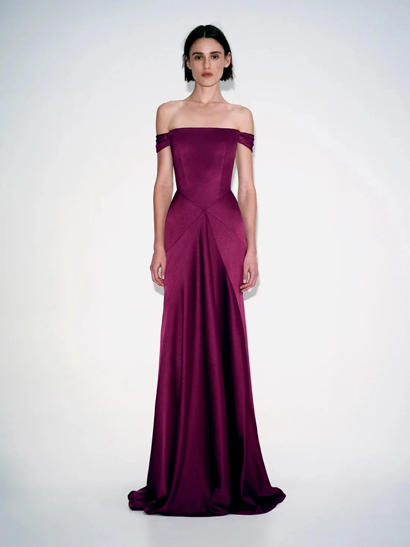 Alex Perry Pre Fall 2026 Moves From Leather To Liquid Satin