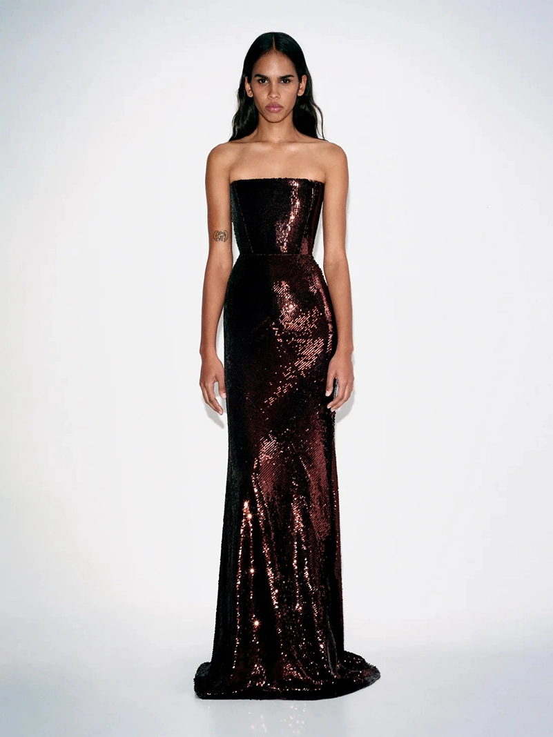 Alex Perry Pre Fall 2026 Moves From Leather To Liquid Satin